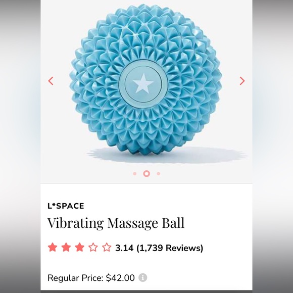 L*Space Vibrating Massage Ball - Picture 1 of 9